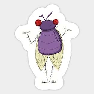 Cicada Shrug Sticker